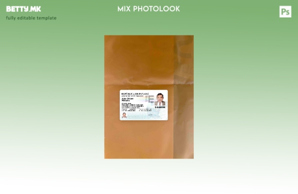 модерен стил Панама дозвола за престој photolook ПРЕДЕН шаблон